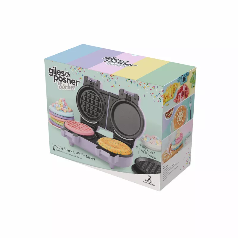 Giles & Posner EK5923GSPPVDE Doppel-Snack- und Waffeleisen