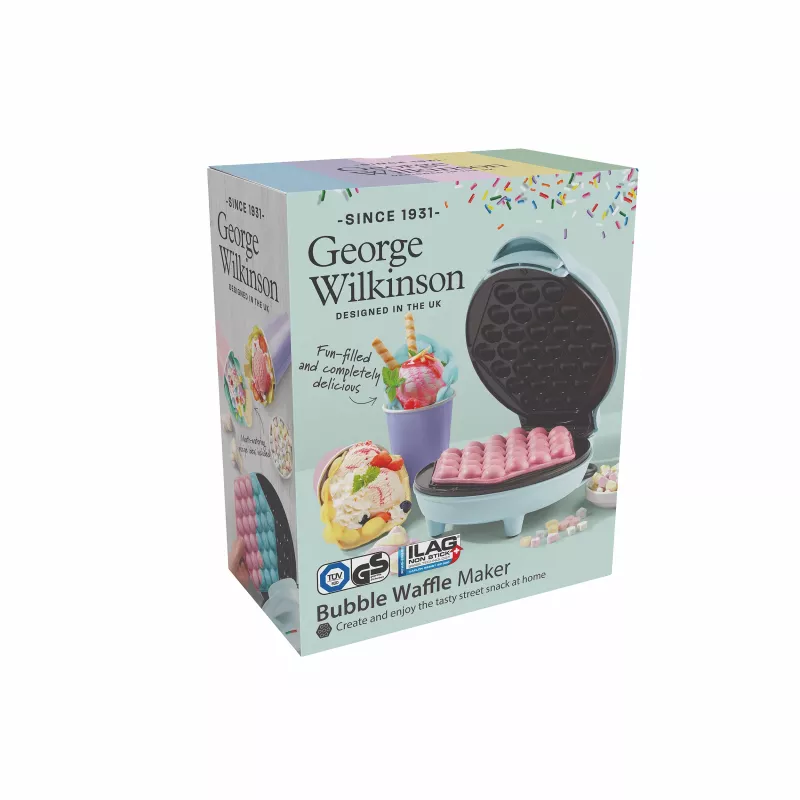 Giles & Posner EK6663GSBLVDE Bubble-Waffeleisen