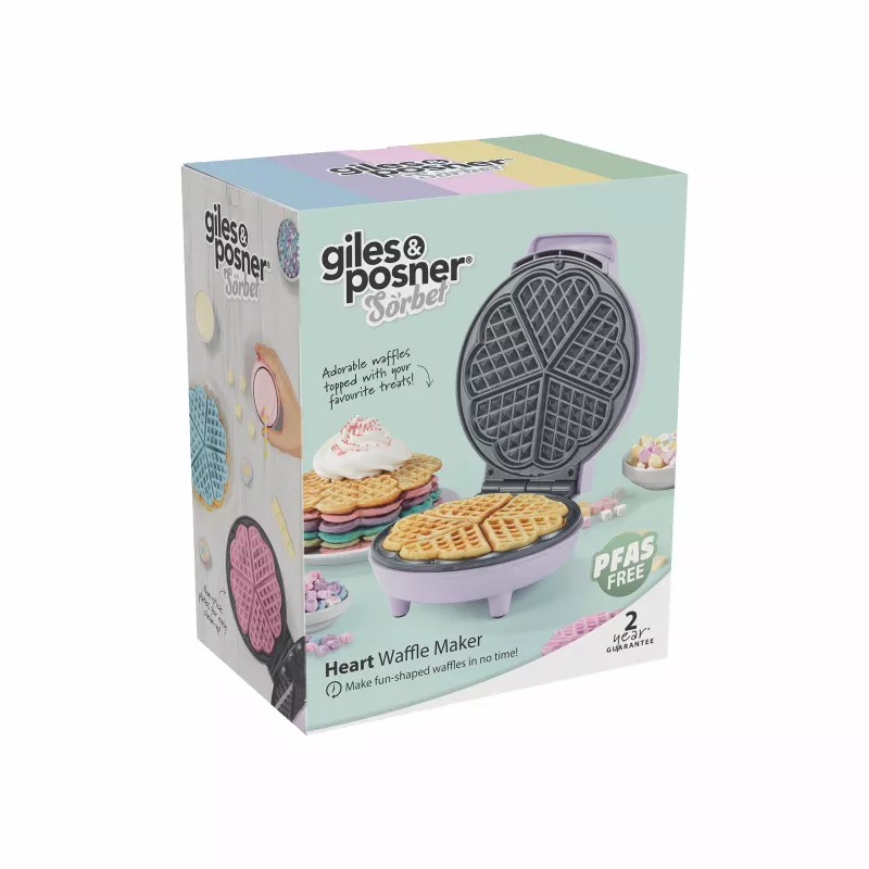 Giles & Posner EK6701GSPPVDE Herz-Waffeleisen
