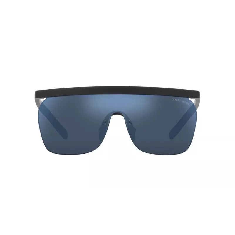 GIORGIO ARMANI Herren-Sonnenbrille AR8169-504255 Matt Schwarz Dunkelgrau Pilot Quadratisch