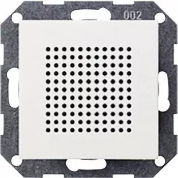 Gira System 55 Unterputz-Radio-Lautsprechermodul, Reinweiß Matt (228227)