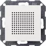 Gira System 55 Unterputz-Radio-Lautsprechermodul, Reinweiß Matt (228227)