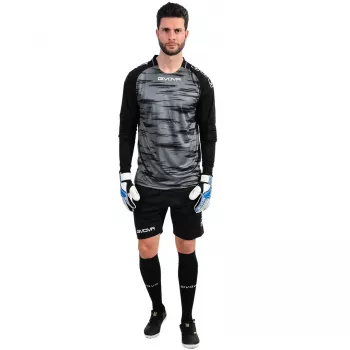 Givova Difesa Torwart-Set Grau/Schwarz KITP10 2310, Größe S