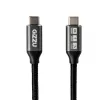 GIZZU 100W 10Gbps USB-C auf USB-C Kabel 1m Schwarz