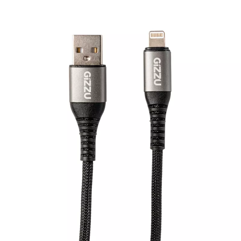 GIZZU 12W USB-auf-Lightning 2m Kabel – MFi-zertifiziertes Schnellladen & Synchronisieren