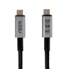 GIZZU 240W 20Gbps USB-C auf USB-C geflochtenes Kabel 1m Schwarz