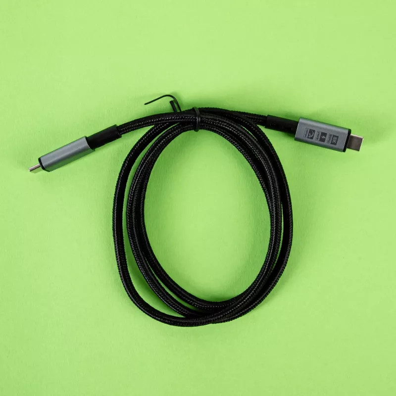 GIZZU 240W 20Gbps USB-C auf USB-C Kabel 2m Schwarz