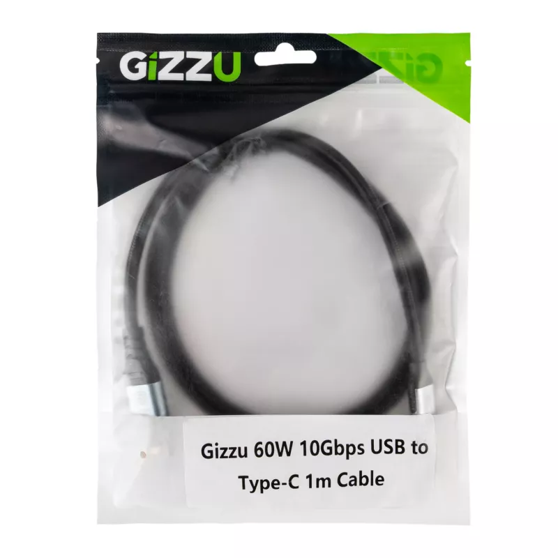 GIZZU 60W 10Gbps USB-zu-Type-C 1m Kabel