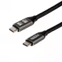 GIZZU 60W 5Gbps USB-C auf USB-C Kabel 2m Schwarz