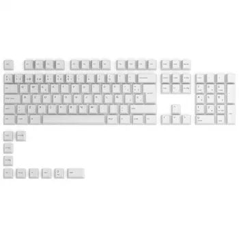 Glorious GPBT Tastenkappen - 115 PBT Tastenkappen, ISO, ES Layout, Arctic White
