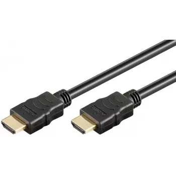 Goobay 80105 Soft High-Speed HDMI-Kabel mit Ethernet - 5m Schwarz