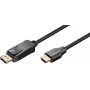 Goobay DisplayPort auf HDMI Kabel 1,8 m 4K UHD Schwarz 80527