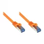 Good Connections Cat.6A S/FTP Patchkabel, 5m, Orange, halogenfrei, 10Gbps, RJ45