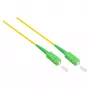 Good Connections OS2 Singlemode Glasfaser-Patchkabel SC/SC UPC Simplex 9/125µm LSZH 10m Gelb