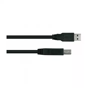 GoodConnections Alcasa UK30P-AB-050S USB 3.2 Gen 1 Kabel, USB-A auf USB-B, 5m, Schwarz