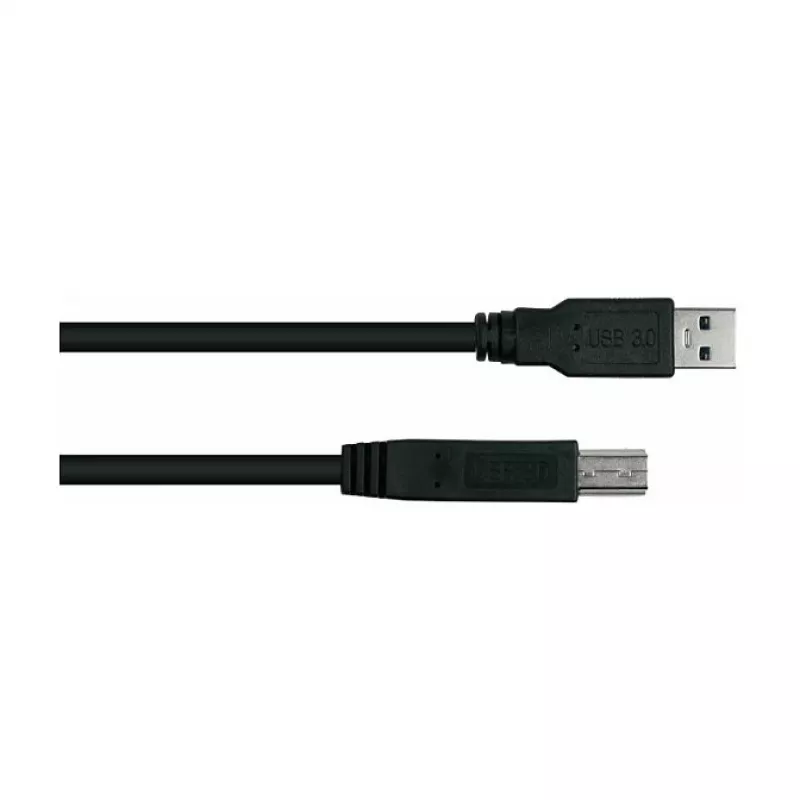 GoodConnections Alcasa UK30P-AB-050S USB 3.2 Gen 1 Kabel, USB-A auf USB-B, 5m, Schwarz