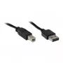 GoodConnections Alcasa USB 2.0 A/B Kabel 0,5 m Schwarz