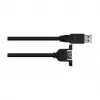 GoodConnections Alcasa USB 2.0 Verlängerungskabel, USB-A Stecker auf USB-A Buchse, 0,3 m, Schwarz