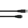 GoodConnections Alcasa USB 3.2 Gen 1 Kabel, USB-A auf Micro-B, 3 m, Schwarz UK30P-AMB-030S
