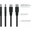 GoodConnections Alcasa USB 3.2 Gen 1 Kabel, USB-A auf Micro-USB B, 1 m, Schwarz