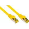 GoodConnections Cat.7 RJ45 Patchkabel - 25m, Gelb, S/FTP PiMF, halogenfrei, 600MHz (8070R-250Y)