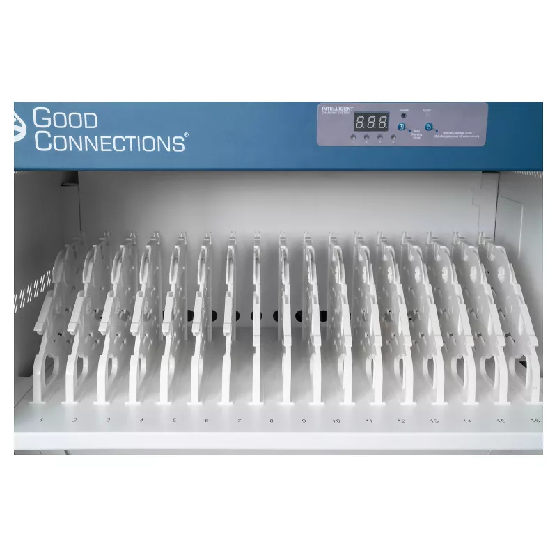 GoodConnections GEMMA N32 Notebook-Ladewagen Weiß/Blau