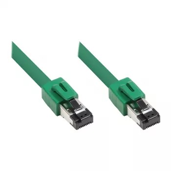 GoodConnections RNS® Patchkabel Cat. 8.1, S/FTP, PiMF, LSZH, 2000MHz, 40Gbit/s, Grün, 1,5m