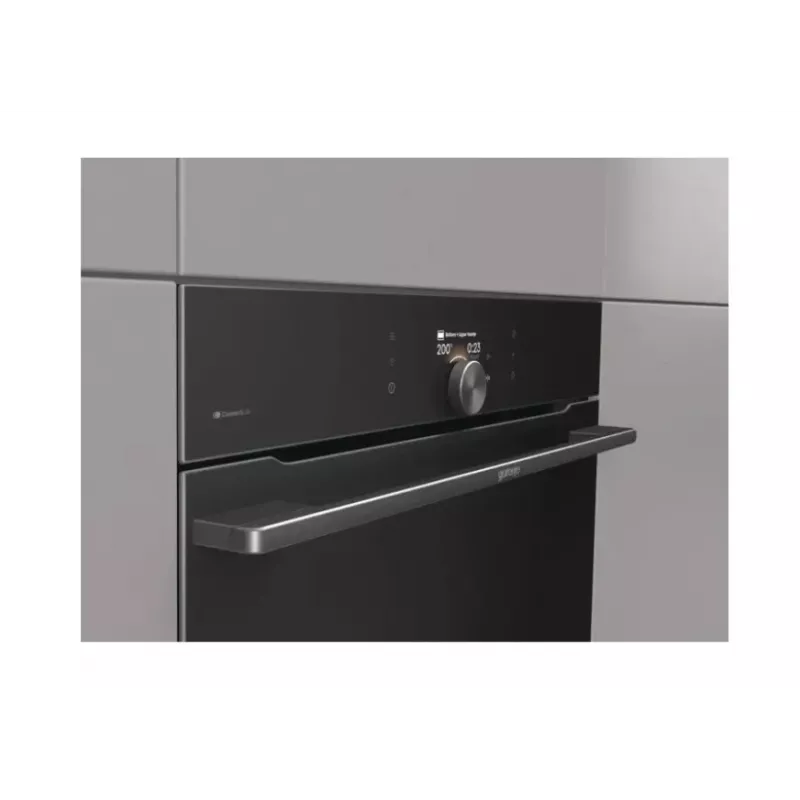 Gorenje BP6138B Einbau-Elektrobackofen, 71 L, Pyrolyse, IconLED Touch Control, Schwarz