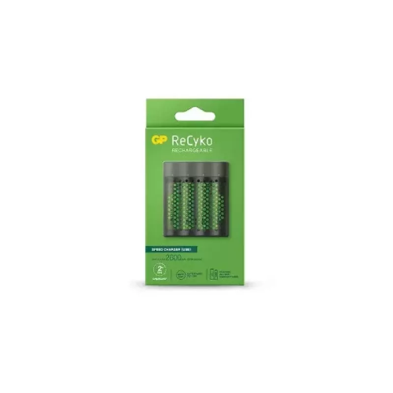 GP Akku-Ladegerät M451 mit 4x AAA Akkus 2700 mAh 1,2V Schwarz EU