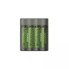 GP Akku-Ladegerät M451 mit 4x AAA Akkus 2700 mAh 1,2V Schwarz EU