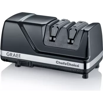 Graef CX 110 (CX110DE) Elektrischer Messerschärfer, Schwarz