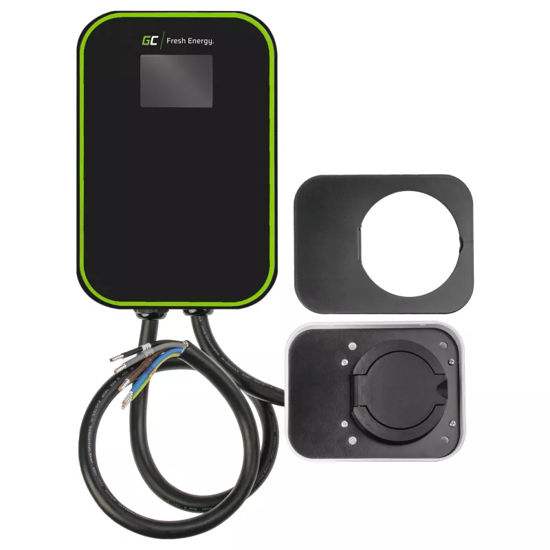 Green Cell EV PowerBox EV15 22kW Wallbox-Ladegerät mit Typ-2-Steckdose für E-Autos & Plug-in-Hybride