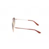 GUESS Damen-Sonnenbrille GU00148-6032F Brown Havana Oversized Acetatrahmen mit braunen Gradientengläsern
