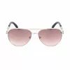 GUESS Damen-Sonnenbrille GU7295-6032W Braun Havana Oversized Square
