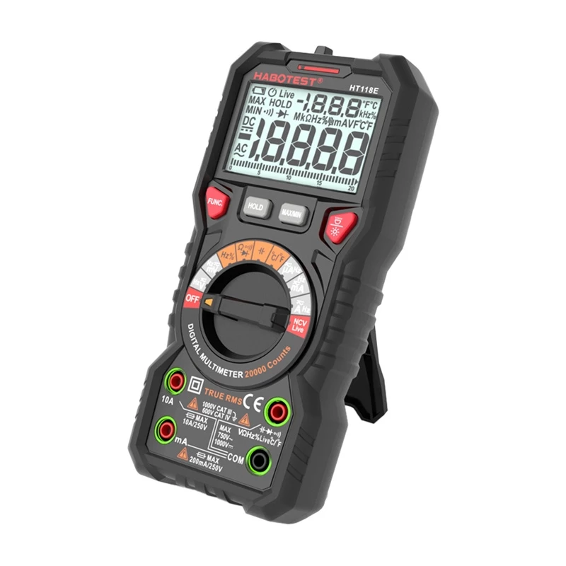 Habotest HT118E Universal-Digitalmultimeter True RMS NCV