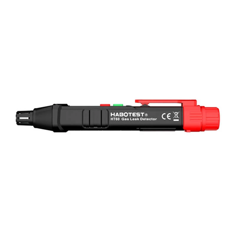 HABOTEST HT60 Gasleckdetektor mit flexibler Sonde, LCD-Anzeige, akustischem & visuellem Alarm