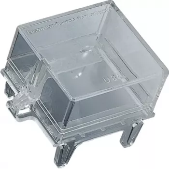 Hager universZ U841 Dichtungsabdeckung, 2.5 Module, 53x53x33 mm, Transparent
