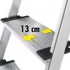 HAILO Haushaltsleiter L80 ComfortLine Aluminium 7 Stufen