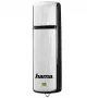 Hama FlashPen Fancy 16GB USB 2.0 Flash-Laufwerk, ausfahrbar, Schwarz/Silber 00181081