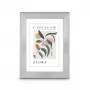 Hama Flora Kunststoff-Bilderrahmen, Silber, 30 x 40 cm 00193312