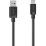 Hama USB-A auf USB-C Lade- und Datenkabel, 1 m, Schwarz 00201811