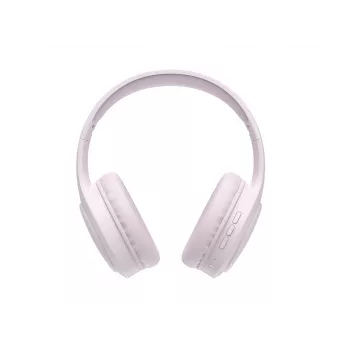 HAV H633BT Kabellose Over-Ear-Kopfhörer mit Bluetooth 5.3, 30 Stunden Akkulaufzeit, faltbarem Design, integriertem Mikrofon, TF-Kartenunterstützung – Pink