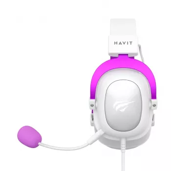 HAVIT H2002d Gaming-Headset, Weiß/Lila