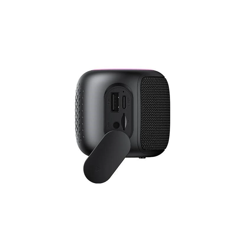 HAVIT SK809BT Tragbarer Bluetooth-5.0-Lautsprecher 5W IPX5 wasserdicht TWS USB-C AUX MicroSD Schwarz