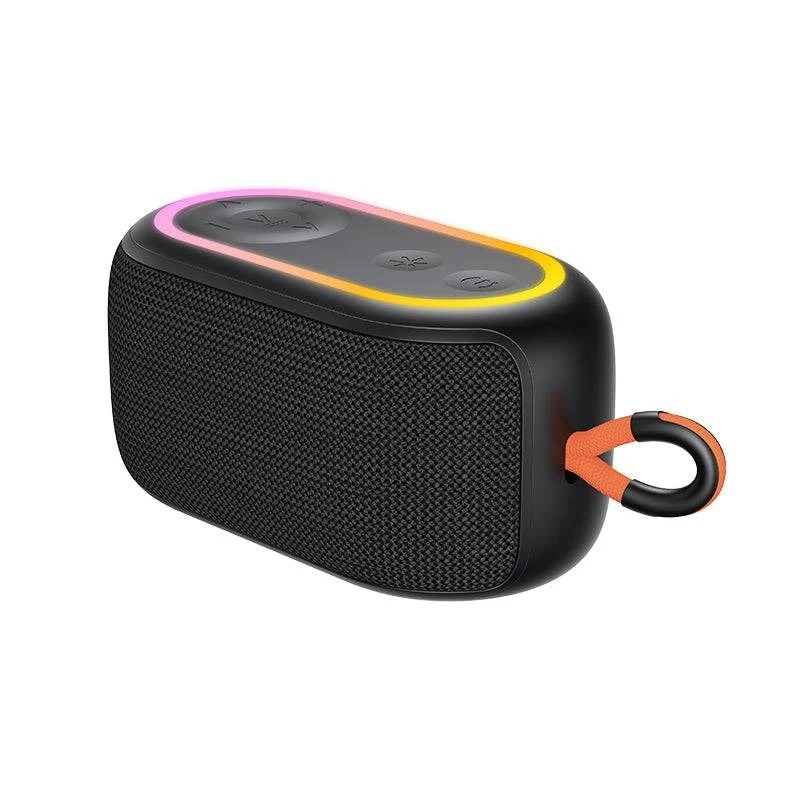 HAVIT SK809BT Tragbarer Bluetooth-5.0-Lautsprecher 5W IPX5 wasserdicht TWS USB-C AUX MicroSD Schwarz