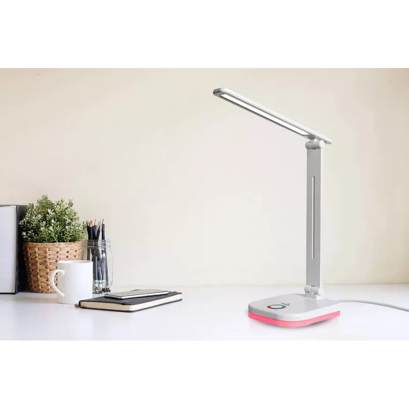 Hawk HWDL001WH Schreibtischlampe, weiß