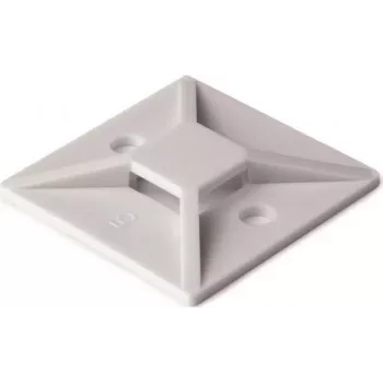 HellermannTyton MB4A Kabelbinder-Befestigungssockel 28x28mm PA66 natur