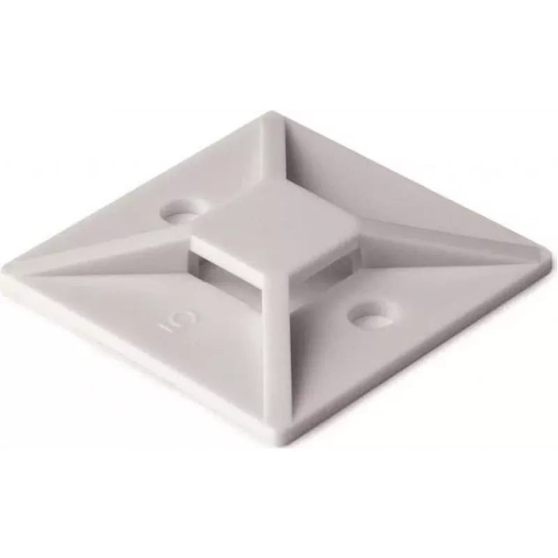 HellermannTyton MB4A Kabelbinder-Befestigungssockel 28x28mm PA66 natur