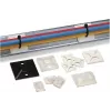 HellermannTyton MB4A Kabelbinder-Befestigungssockel 28x28mm PA66 natur