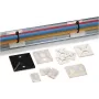 HellermannTyton MB4A Kabelbinder-Befestigungssockel 28x28mm PA66 natur
